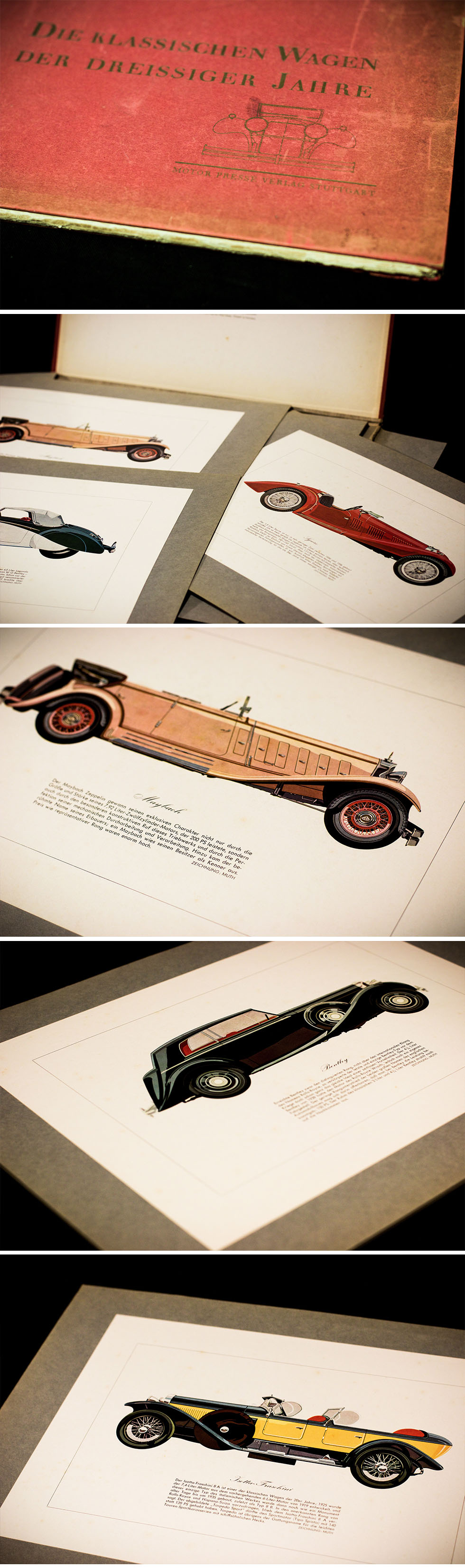 Die Klassischen Wagen / 古い ワーゲン 車 イラスト集 Die